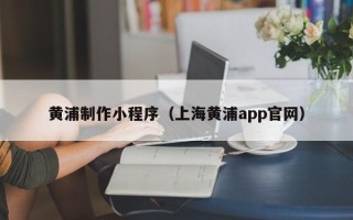青岛黄浦制作小程序（上海黄浦app官网）